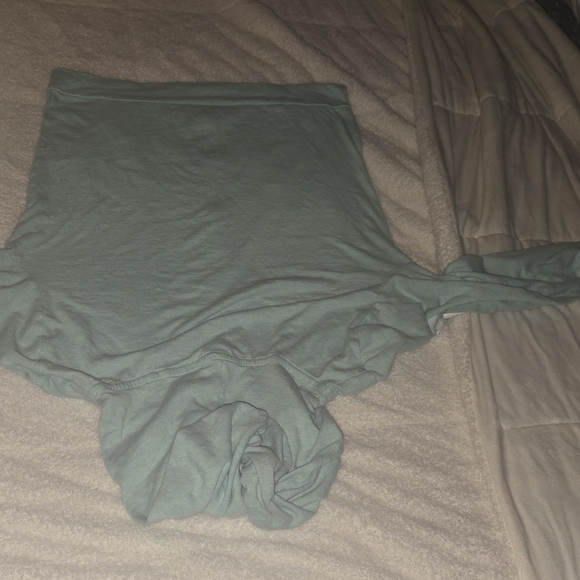 PINK Victoria's Secret womens zip up mint green hoodie - medium - Picture 8 of 8